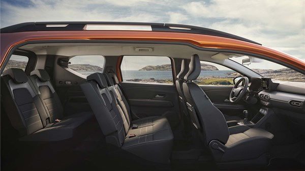 All new Dacia Jogger - The 7 seater family car - interior, seats